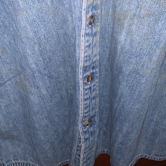 High Sierra Vintage Denim Long Sleeve Button up Shirt Size M - Picture 9 of 16